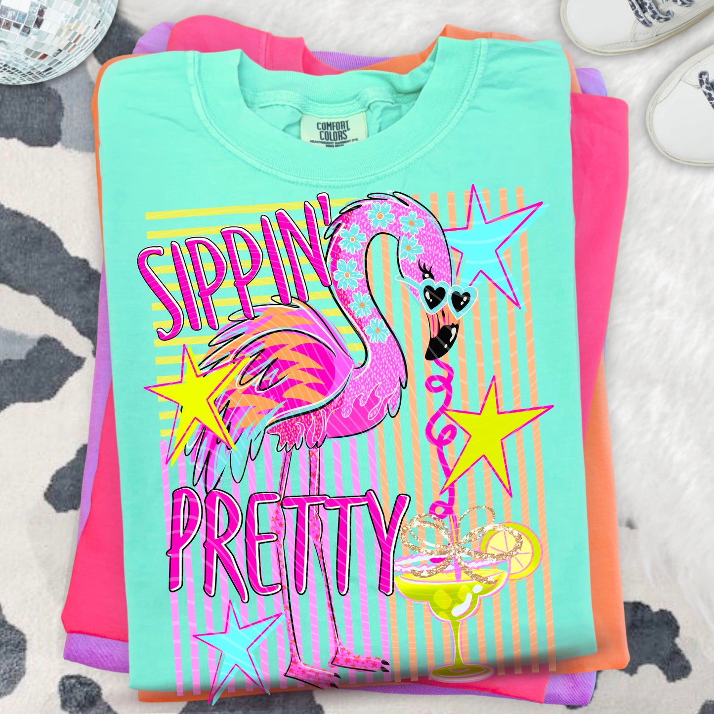 Sippin’ Pretty DTF Print
