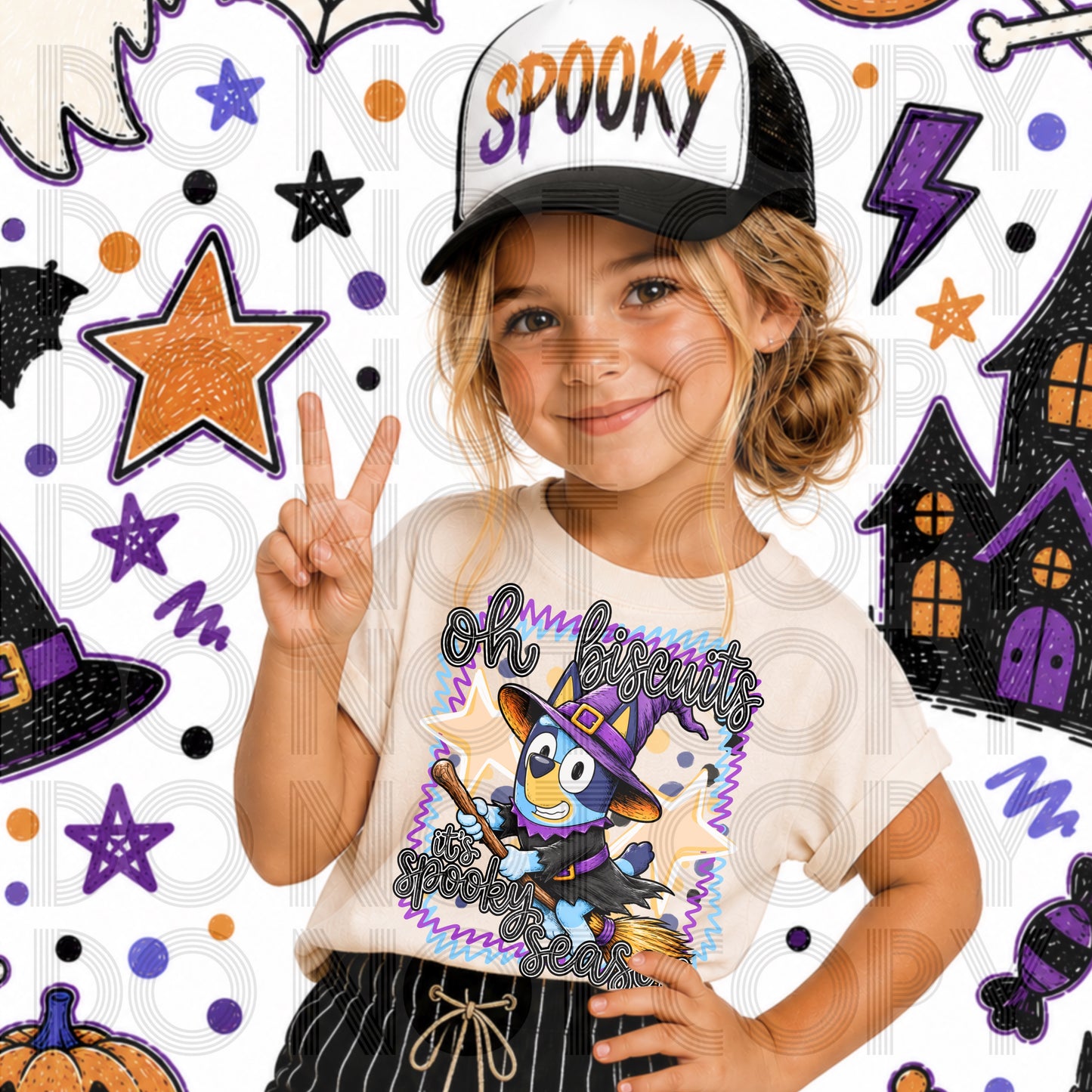 Oh Biscuits It’s Spooky Season DTF Print