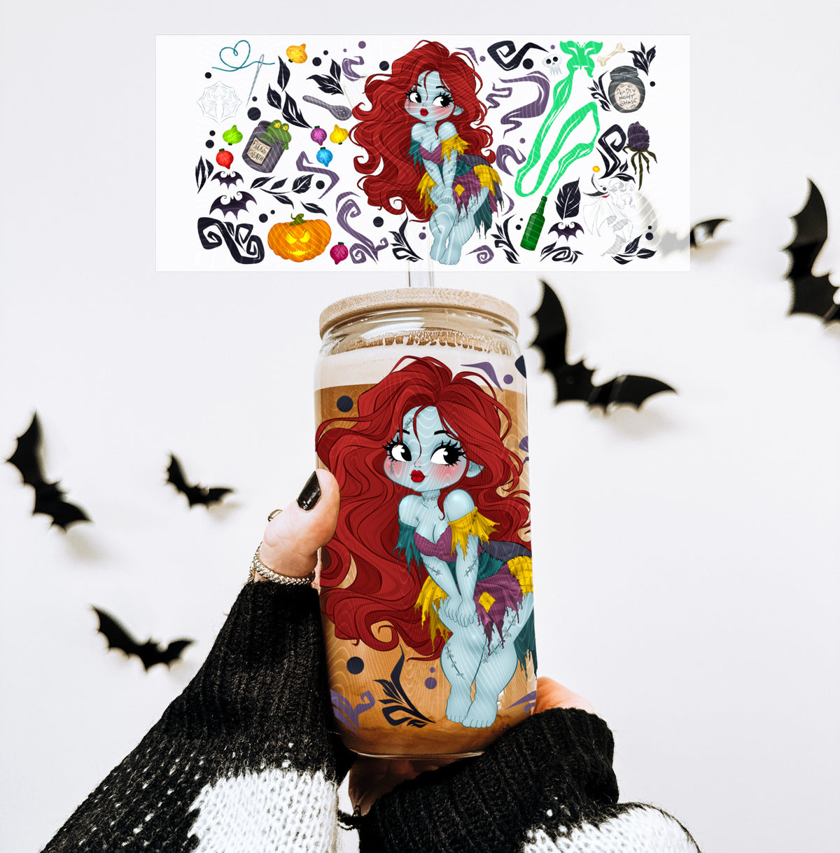 Sally (Style 1) 16 oz Glass Wrap
