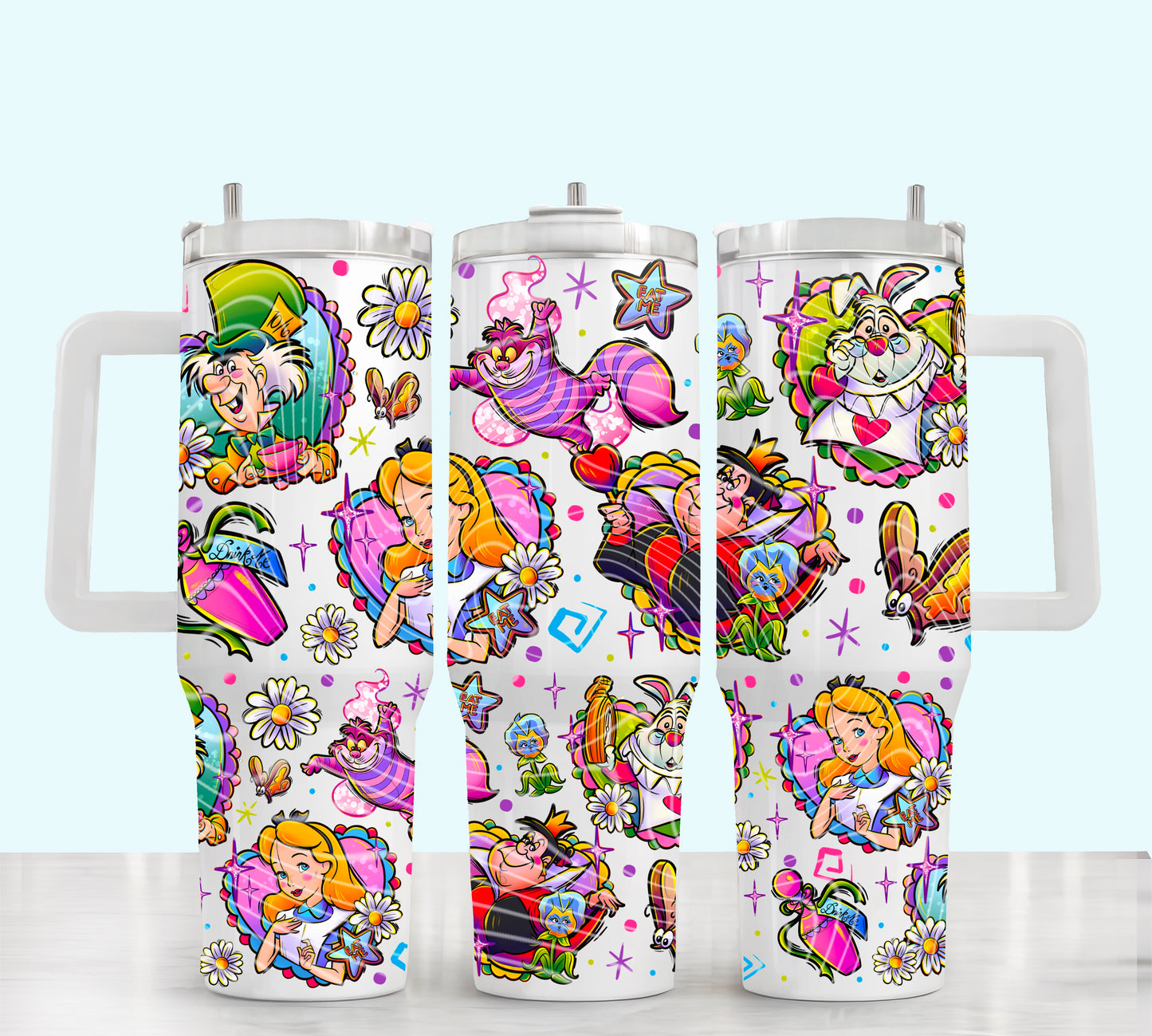 Rabbit Hole 40 oz Tumbler Prints