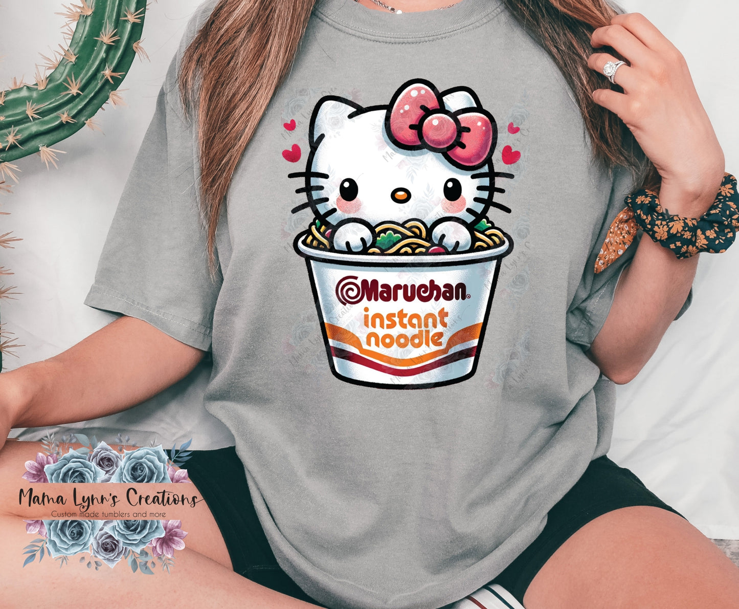 Kitty Noodles DTF Print