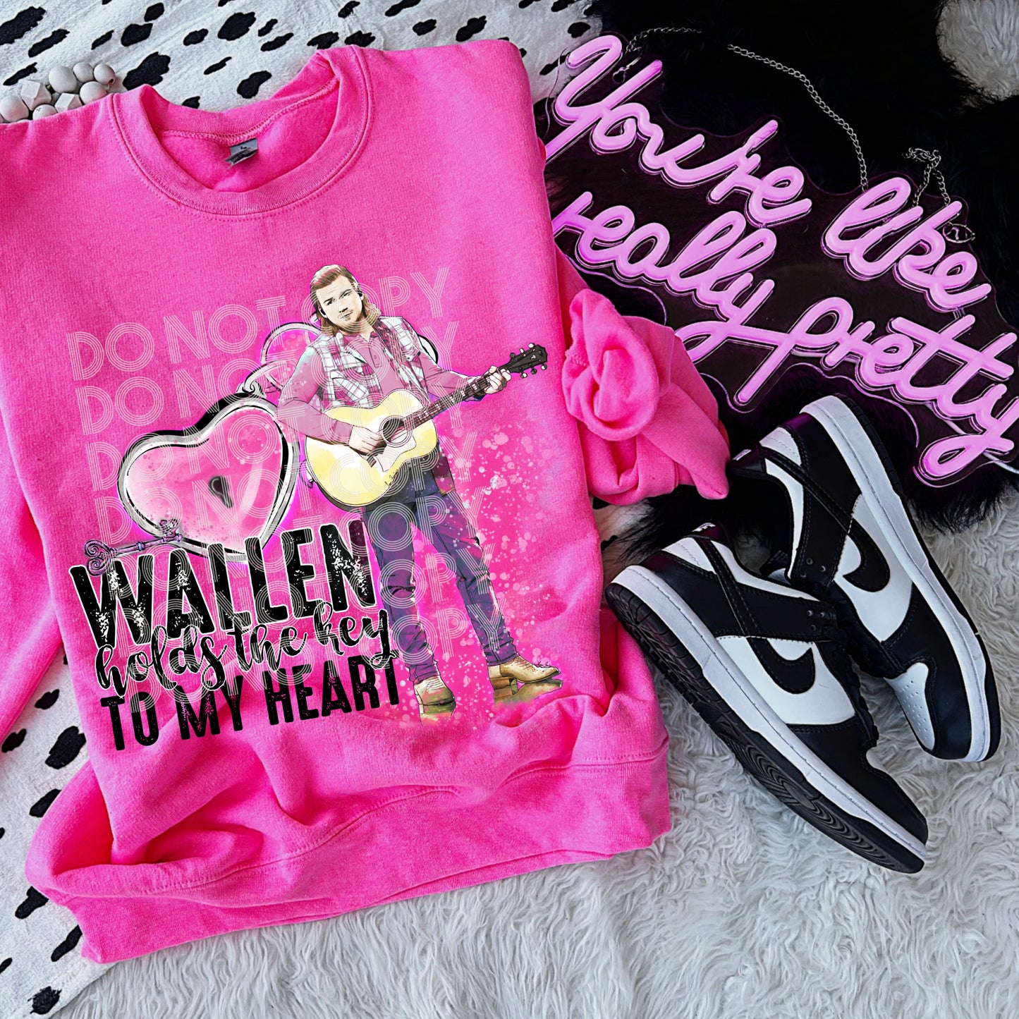 Holds The Key To My Heart DTF Print