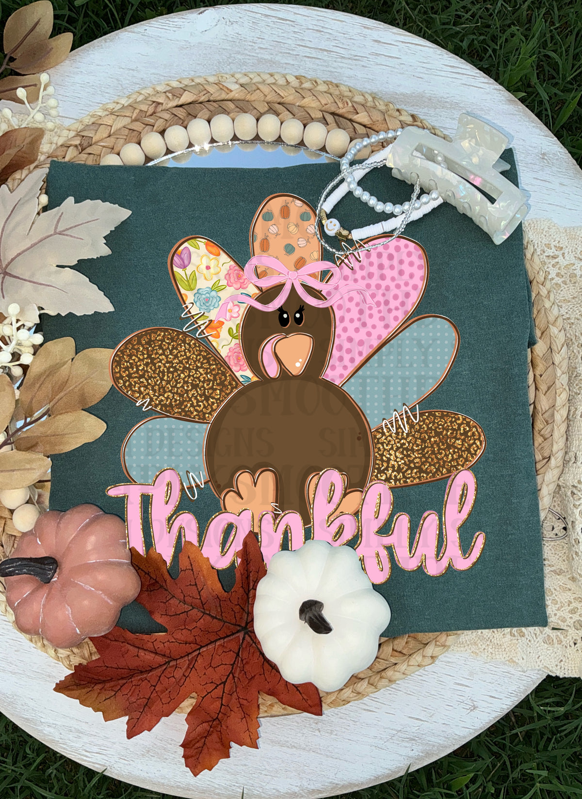 Thankful Turkey DTF Print
