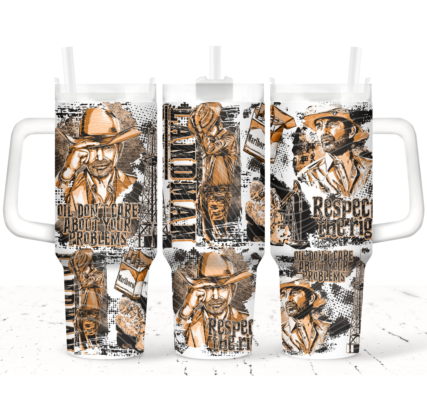 Landman 40 oz Tumbler Print