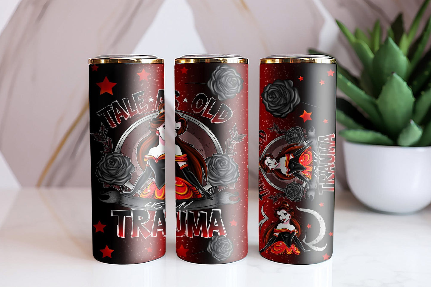 Tale As Old As My Trauma Tumbler Wrap