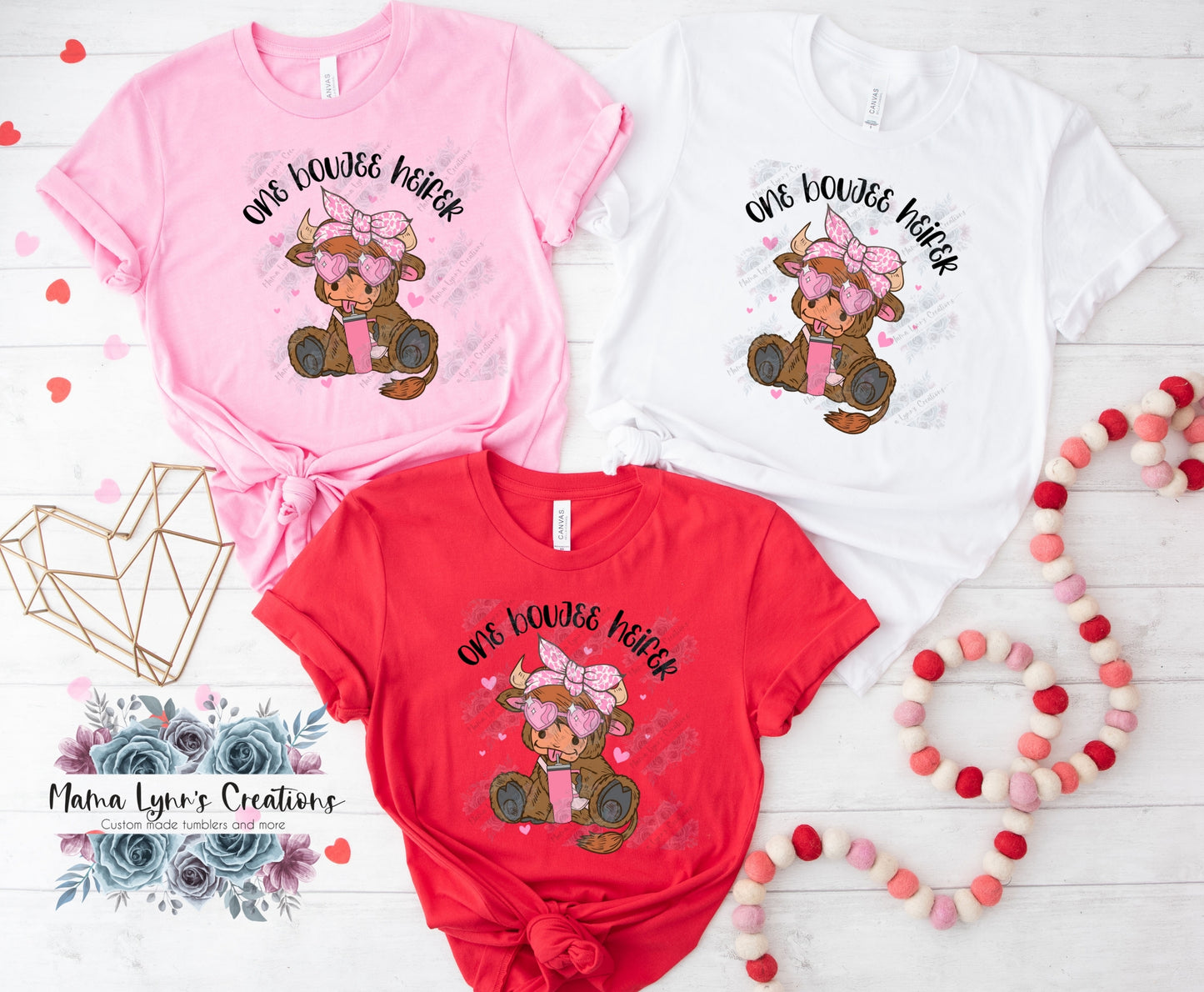 Pink One Boujee Heifer DTF Print