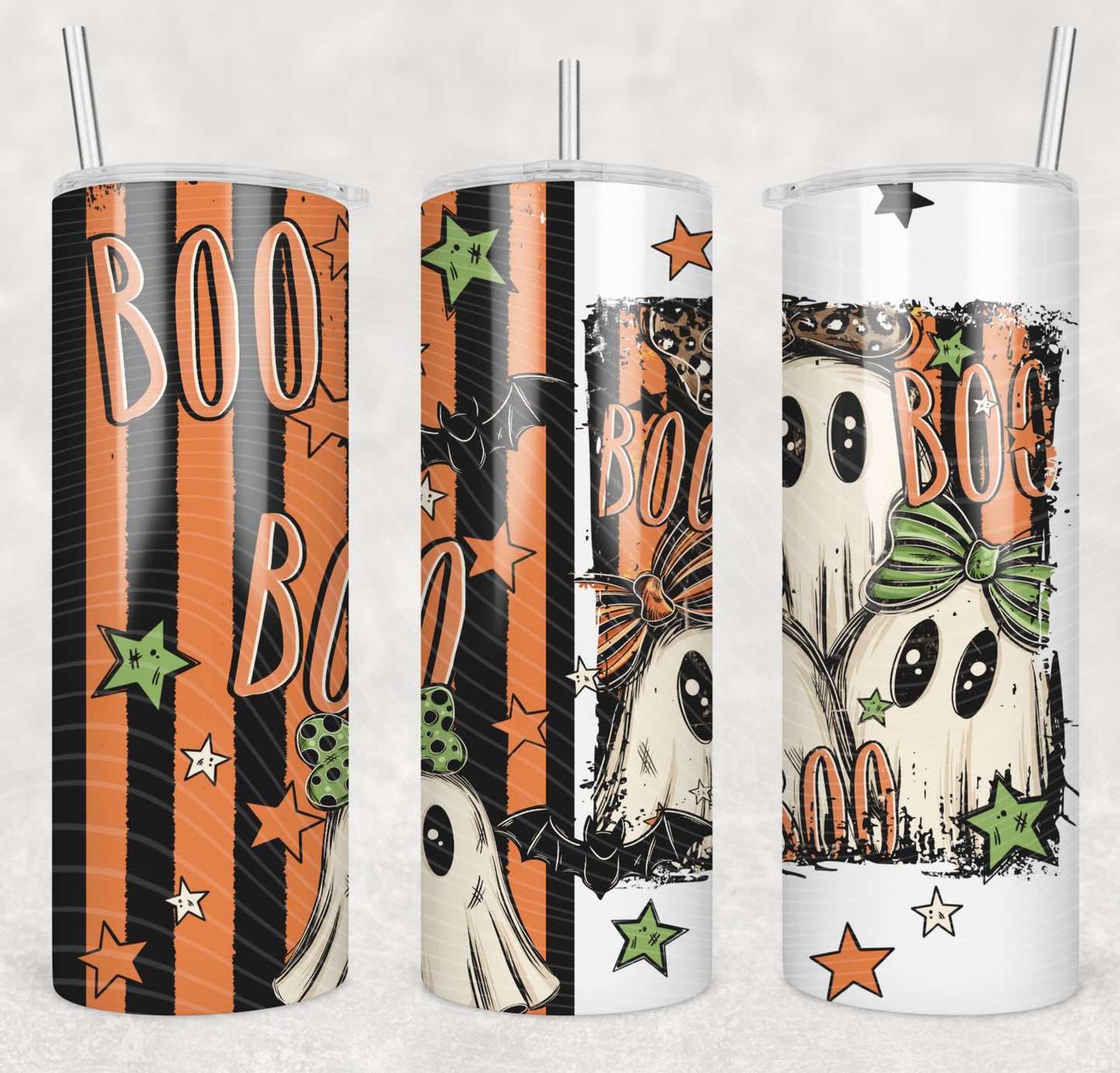 Boo Ghosts Tumbler Wrap
