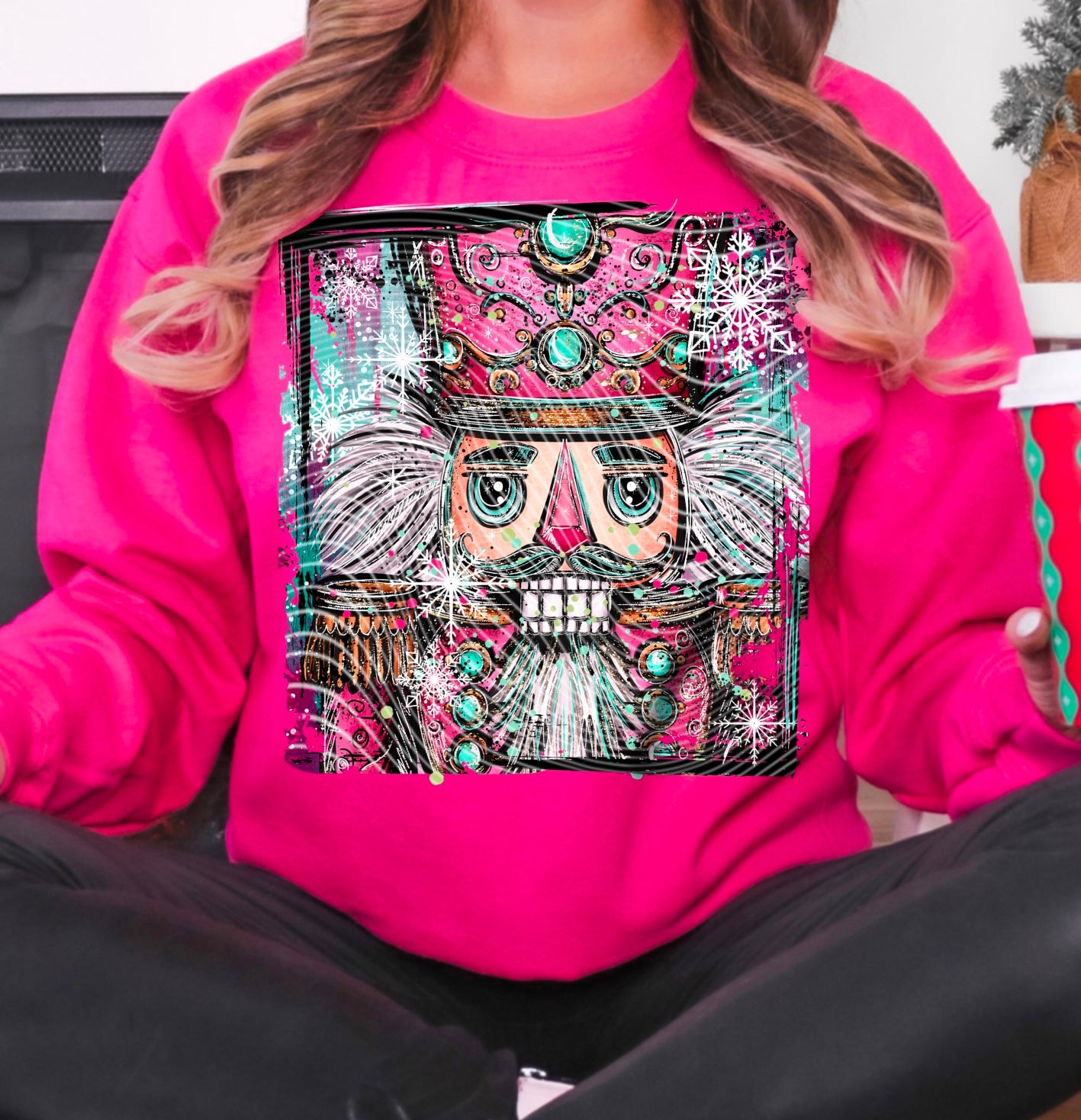 Selfie Nutcracker DTF Prints
