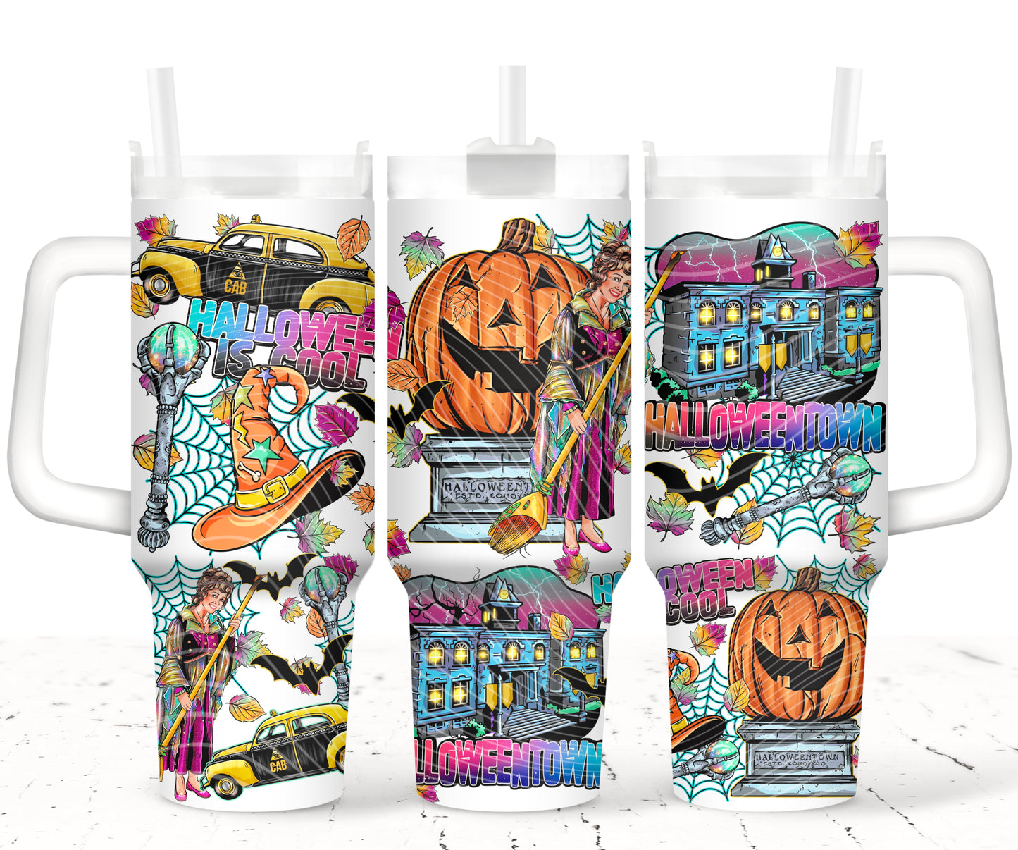 Halloween Is Cool 40 oz Tumbler Prints