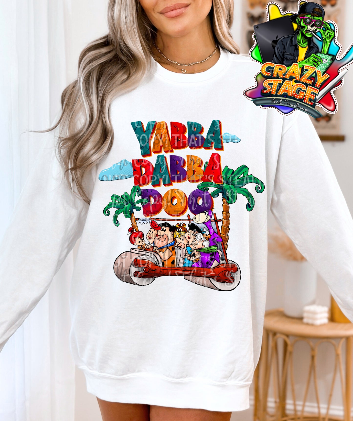Yaba Daba Doo DTF Print