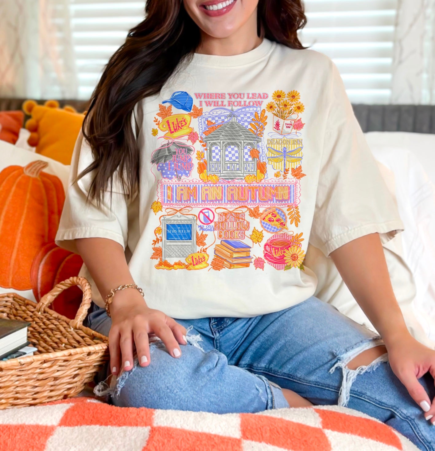 Stars Hollow Collage DTF Prints
