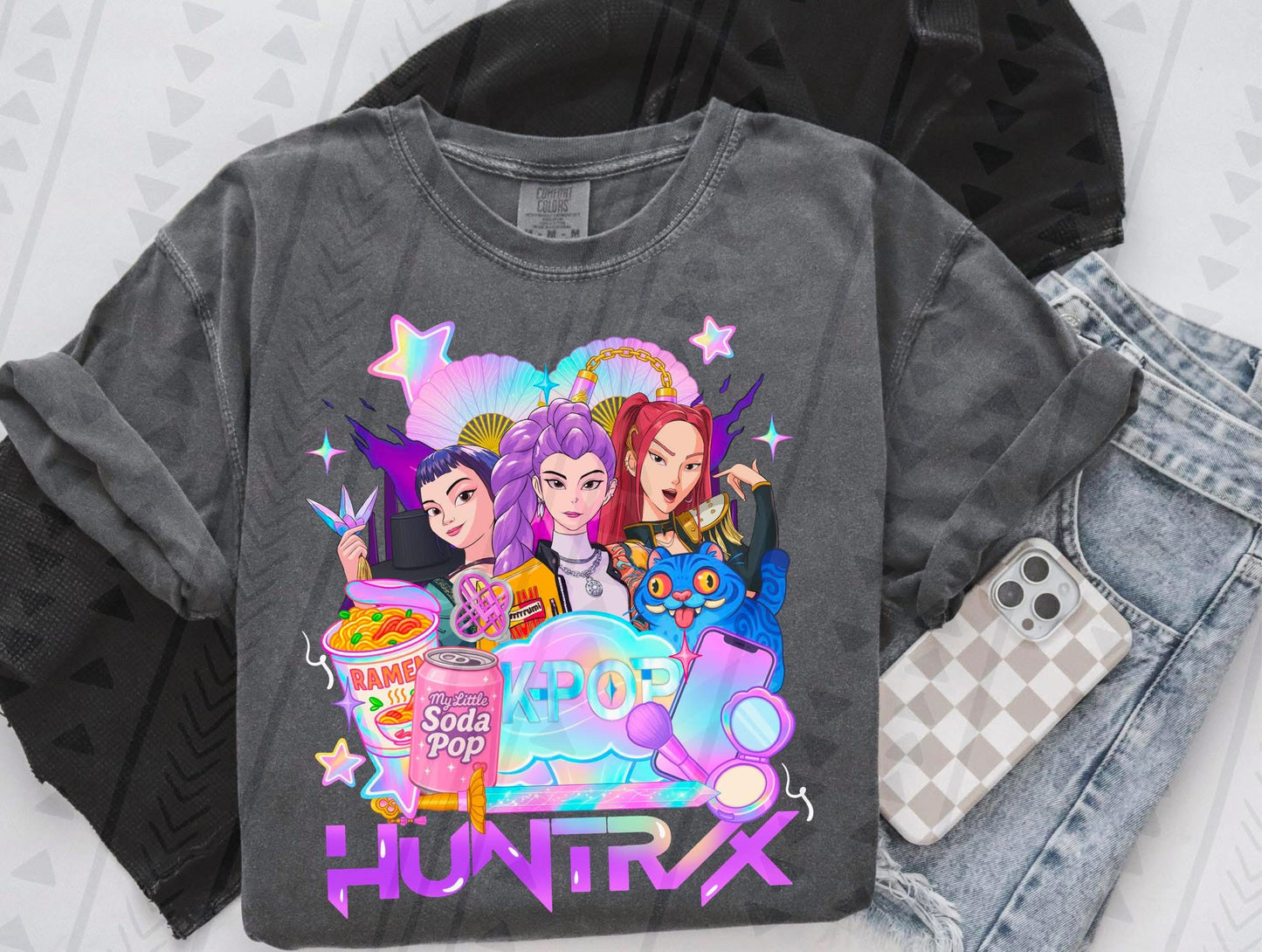 K-pop Huntrix Collage DTF Prints