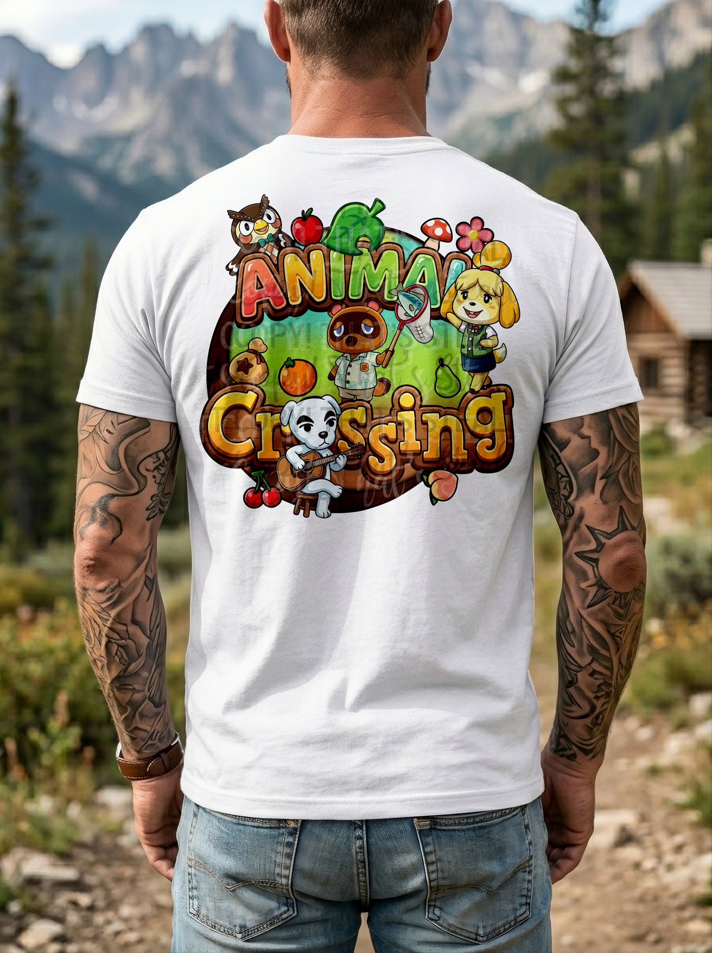 Animal Crossing DTF Print
