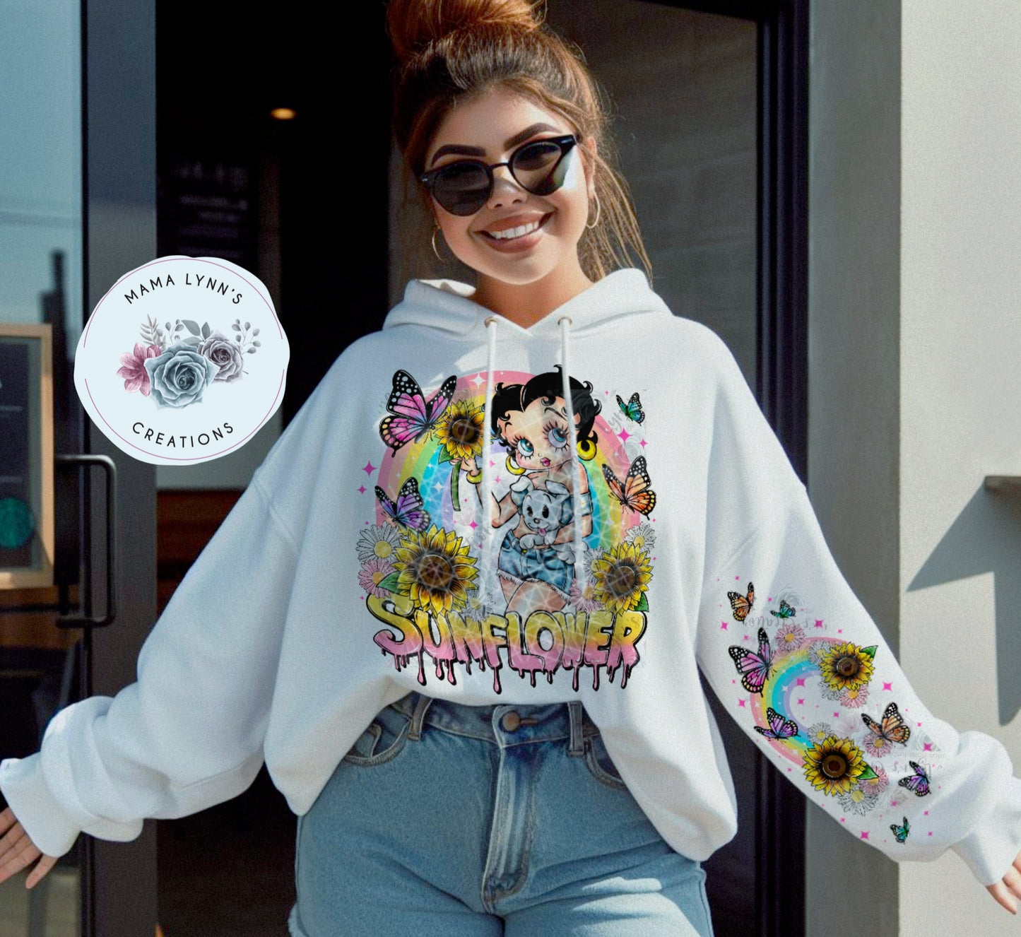 Sunflower Betty Htv Transfer