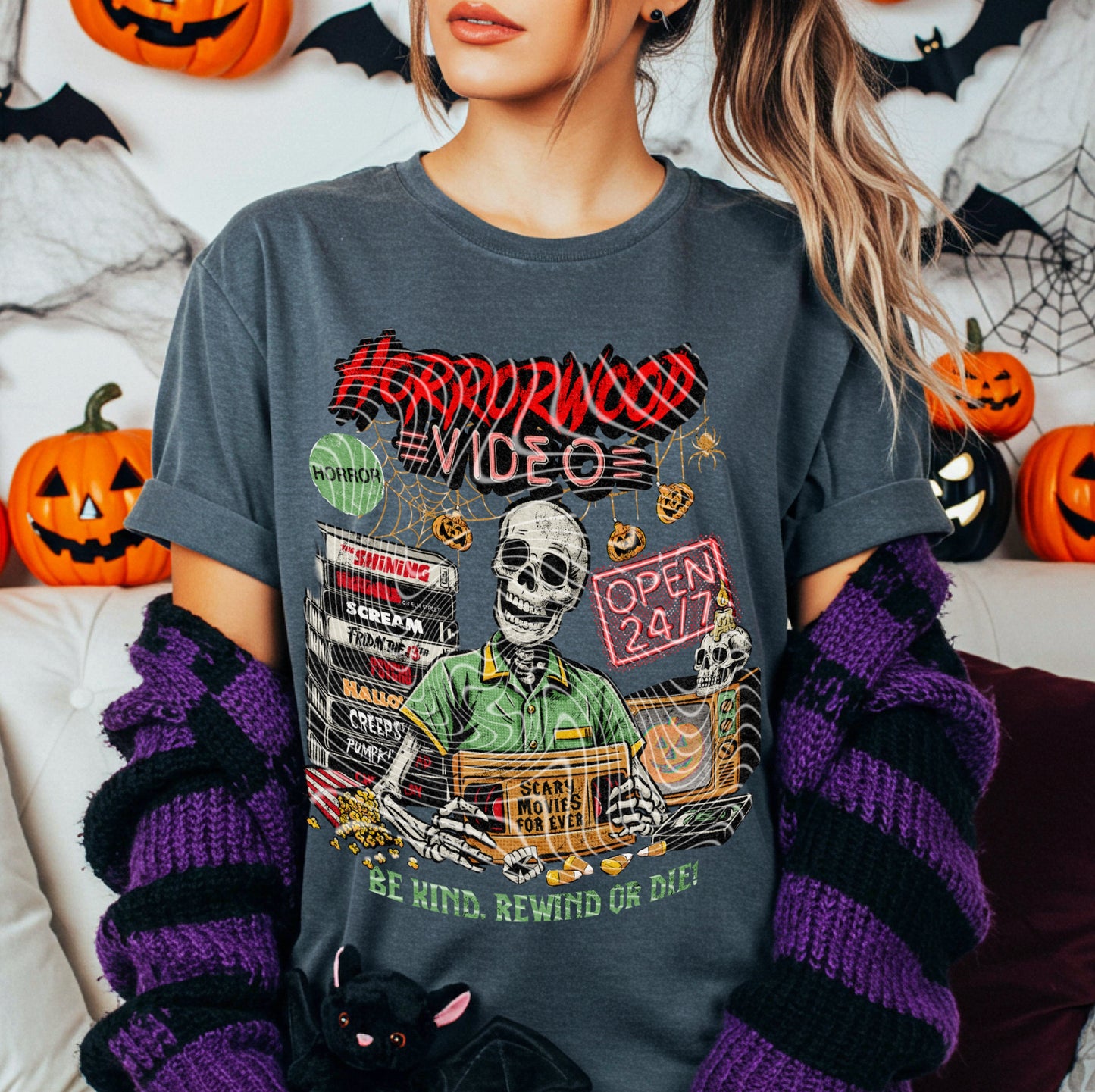 HorrorWood Video DTF Prints