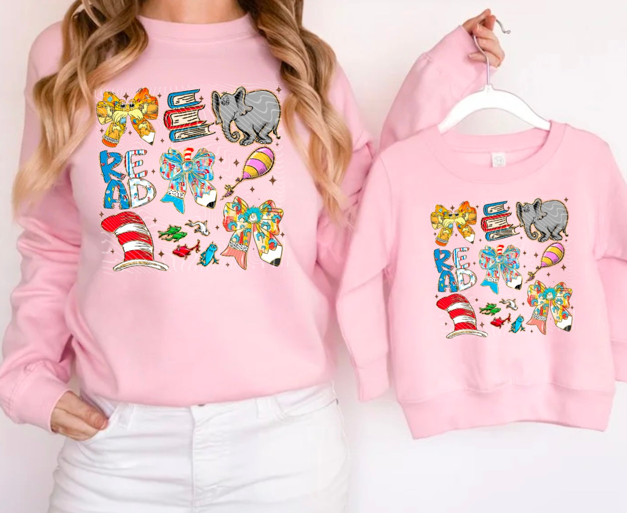 Reading Coquette Bows DTF Print