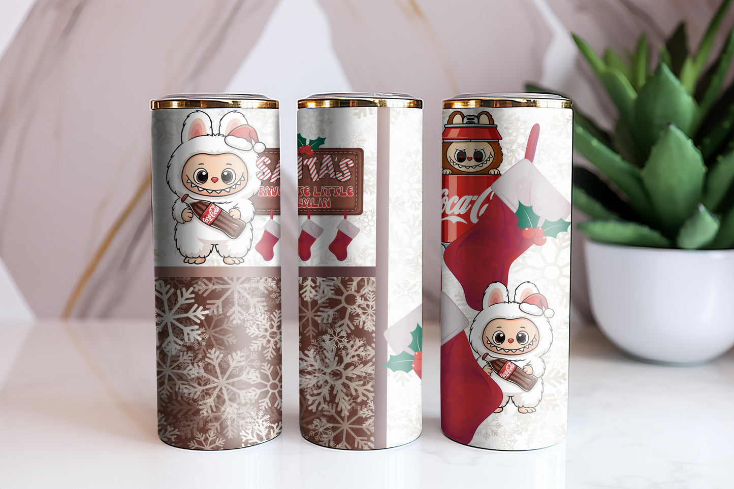 Santa’s Favorite Little Gremlin Tumbler Wrap