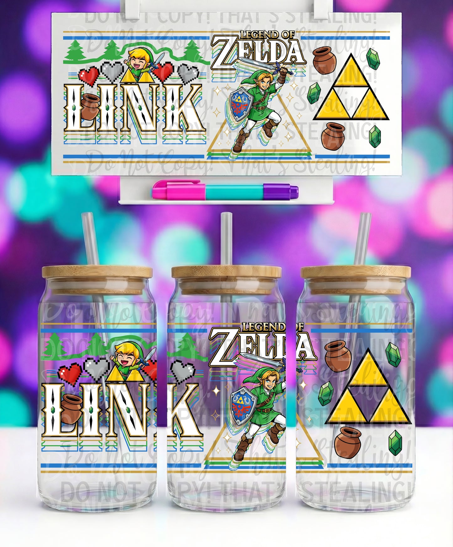 Link 16 oz Glass Wrap