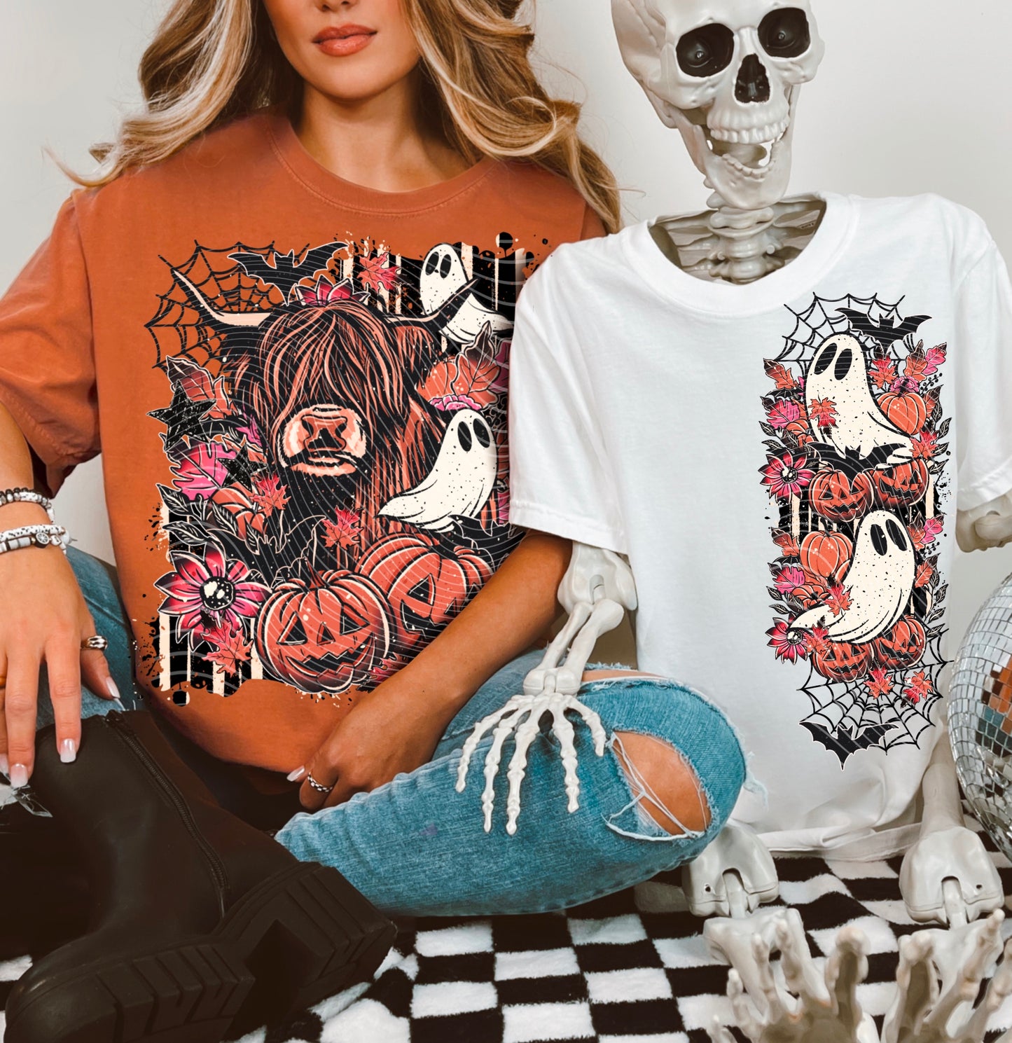 Spooky Cow DTF Prints