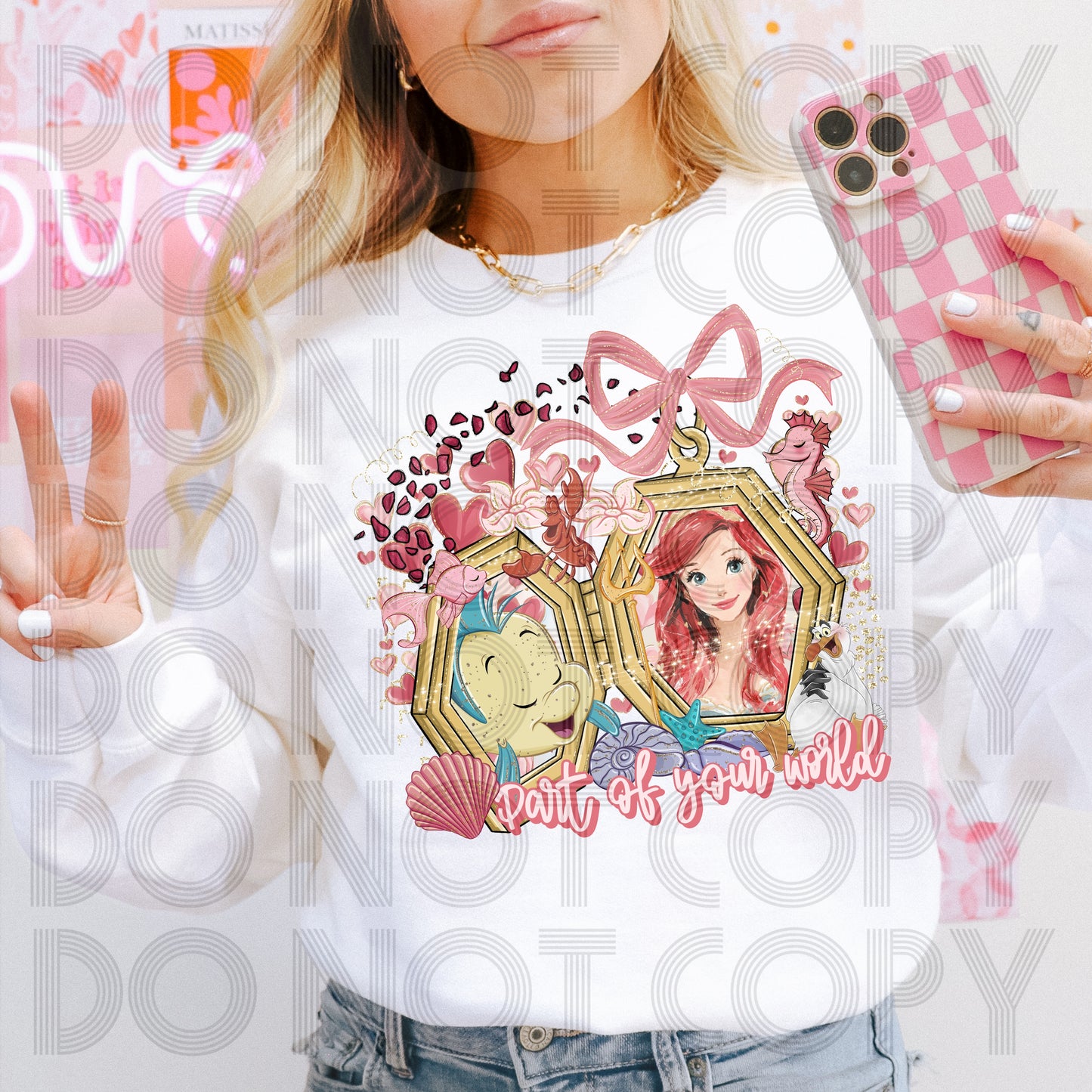 Part Of Your World DTF Print