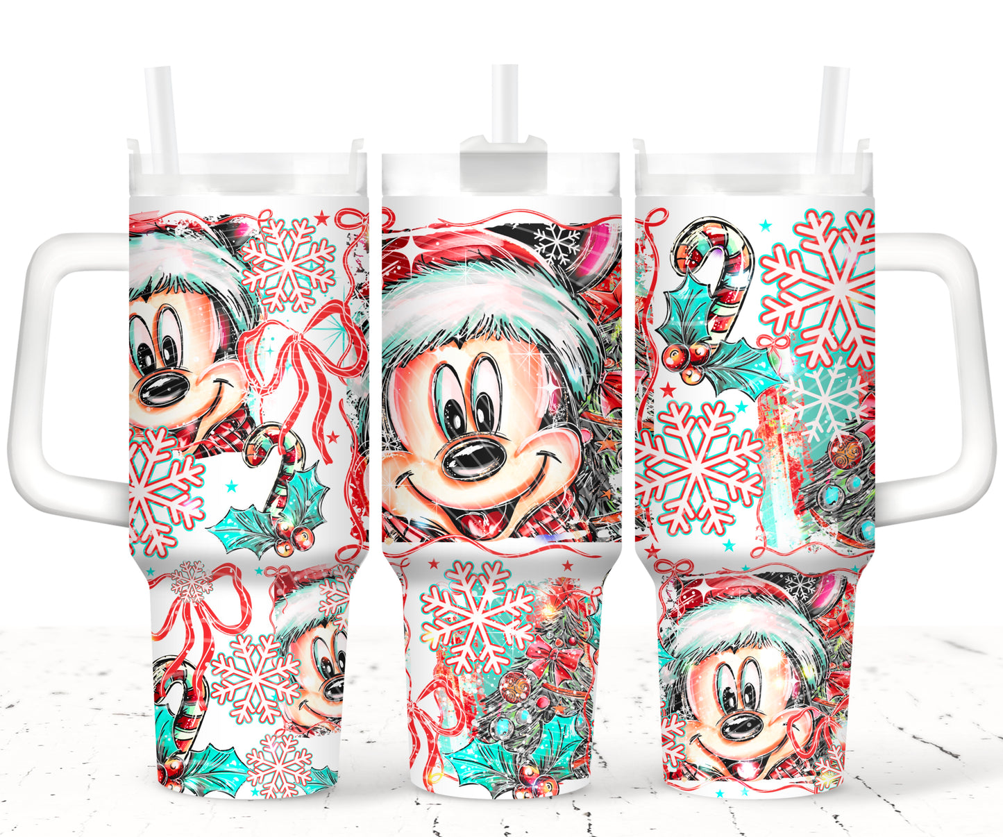 Christmas Mouse 40 oz Tumbler Print