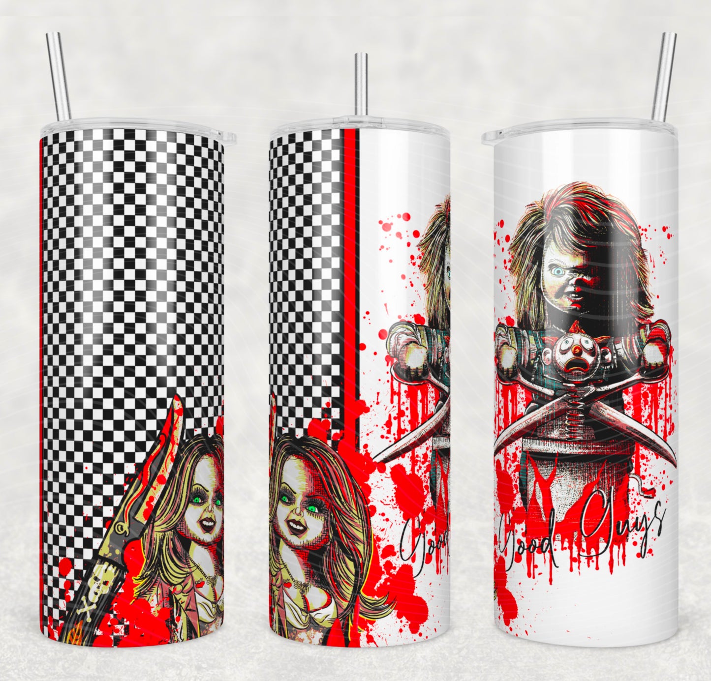 Horror Good Guys Tumbler Wrap