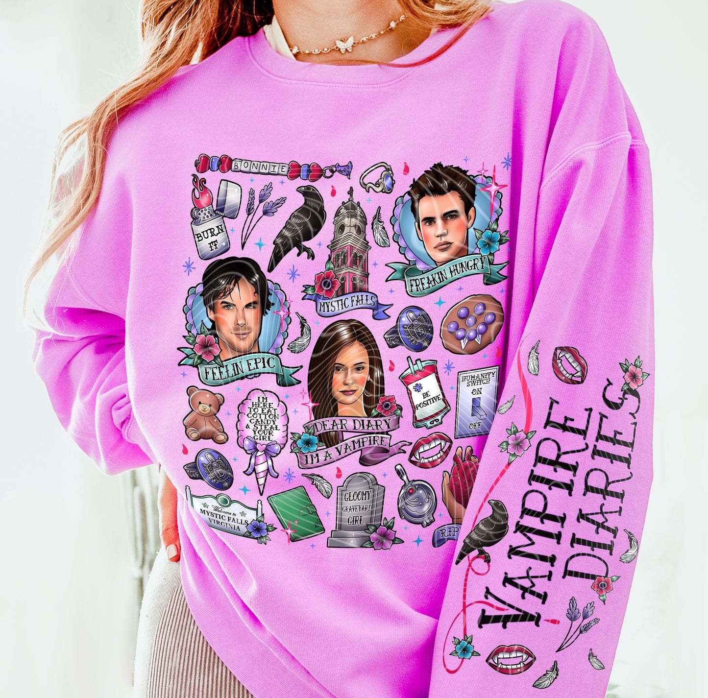Dear Diary I Am A Vampire DTF Print