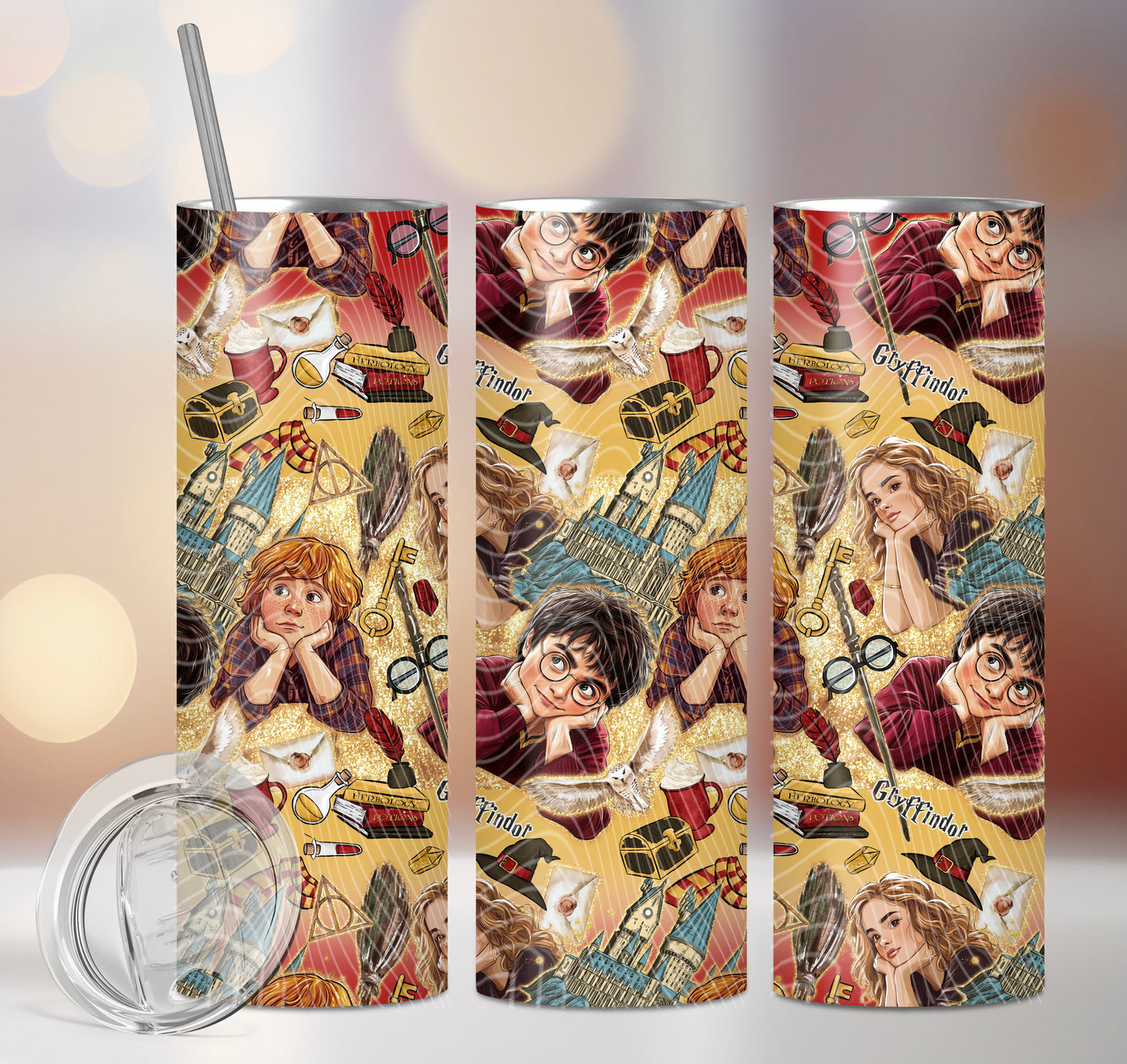 Polaroid Wizard Friends Tumbler Wrap