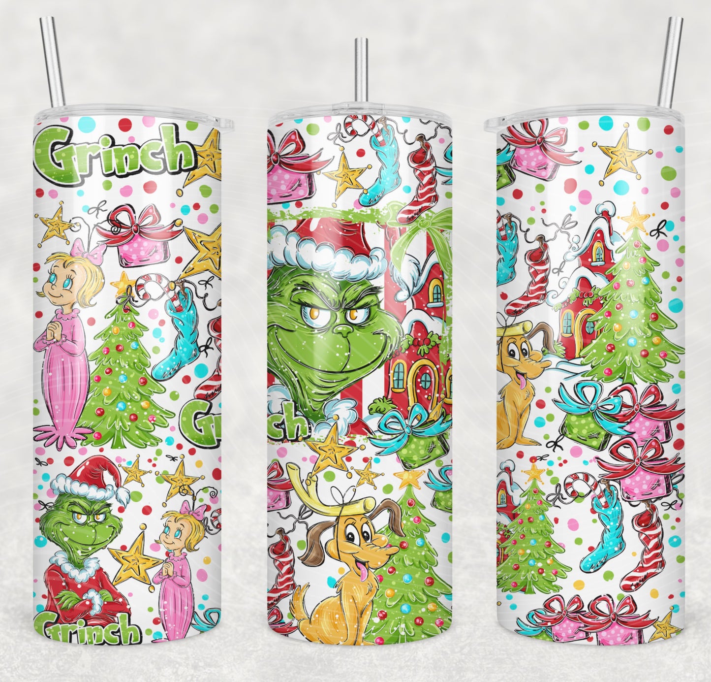 Grinch Tumbler Wrap