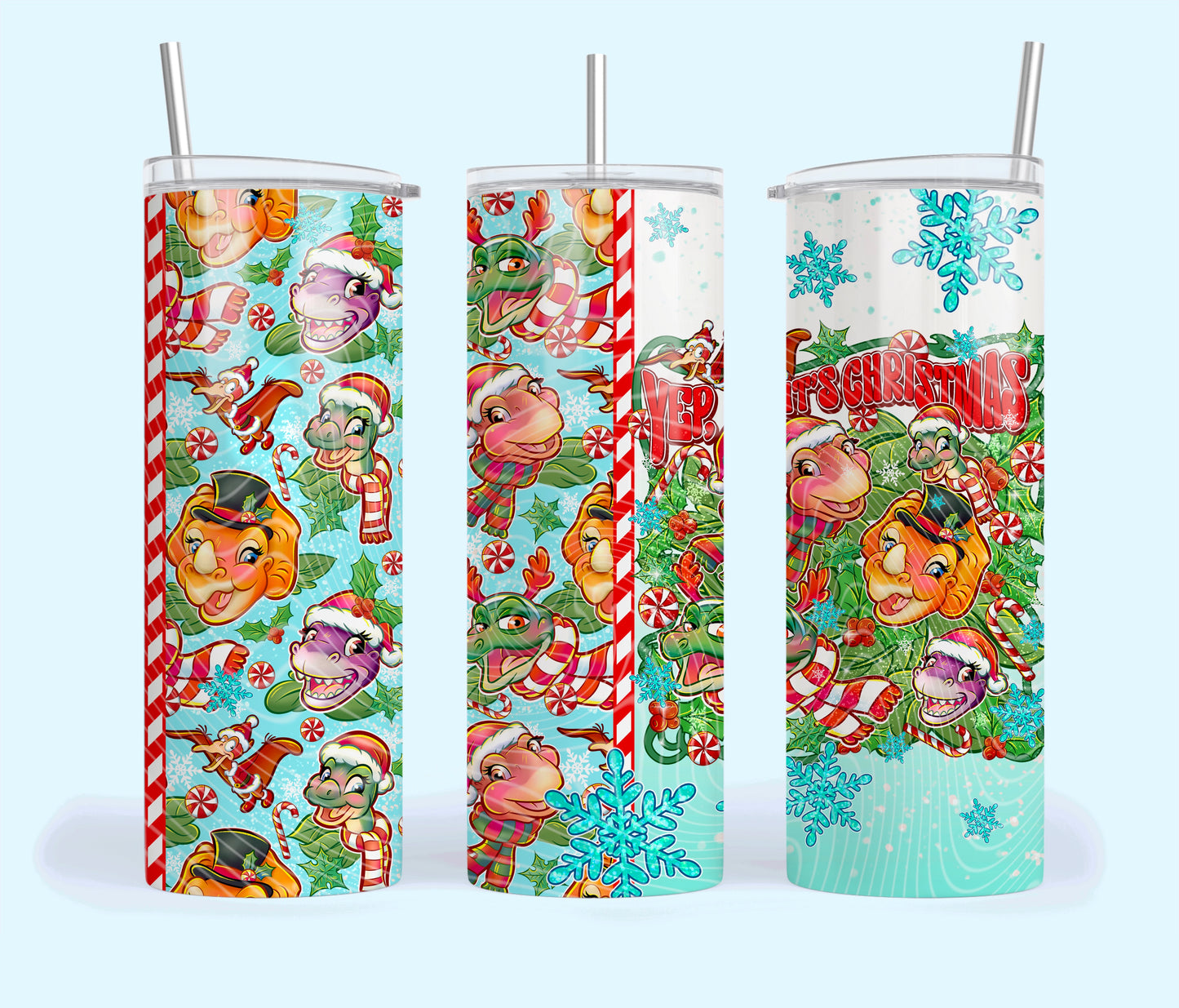 Yep It’s Christmas Tumbler Wrap