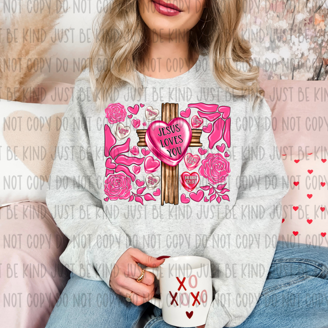 Jesus Loves You DTF Print