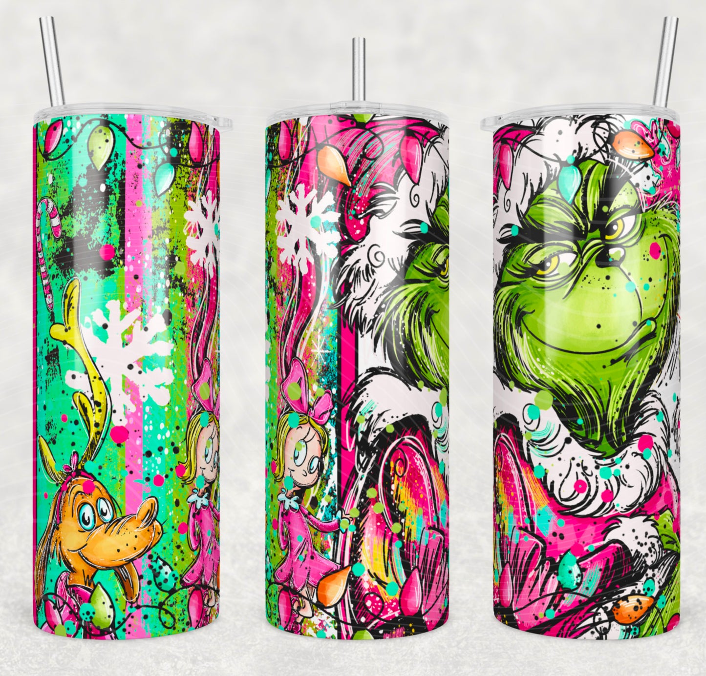 Mr Green Christmas Tumbler Wrap