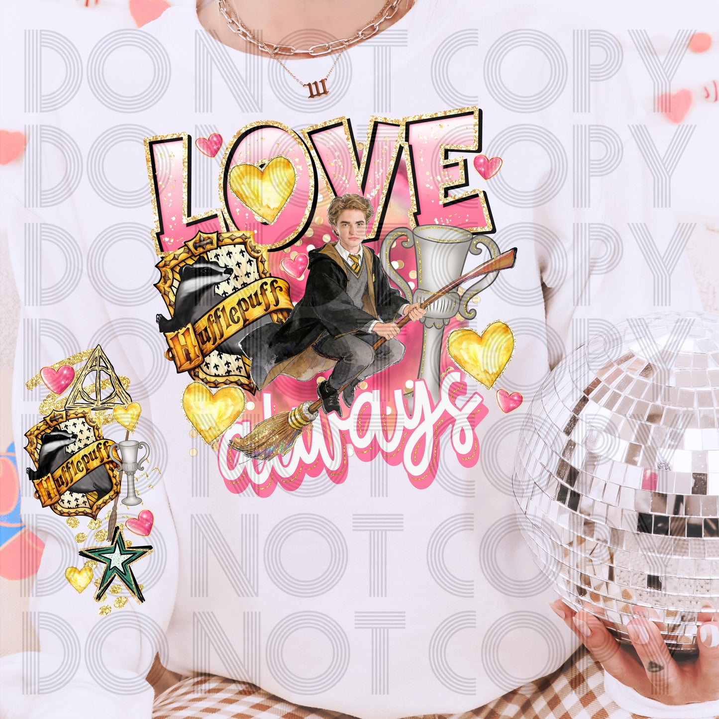 Love Always HufflePuff DTF Prints