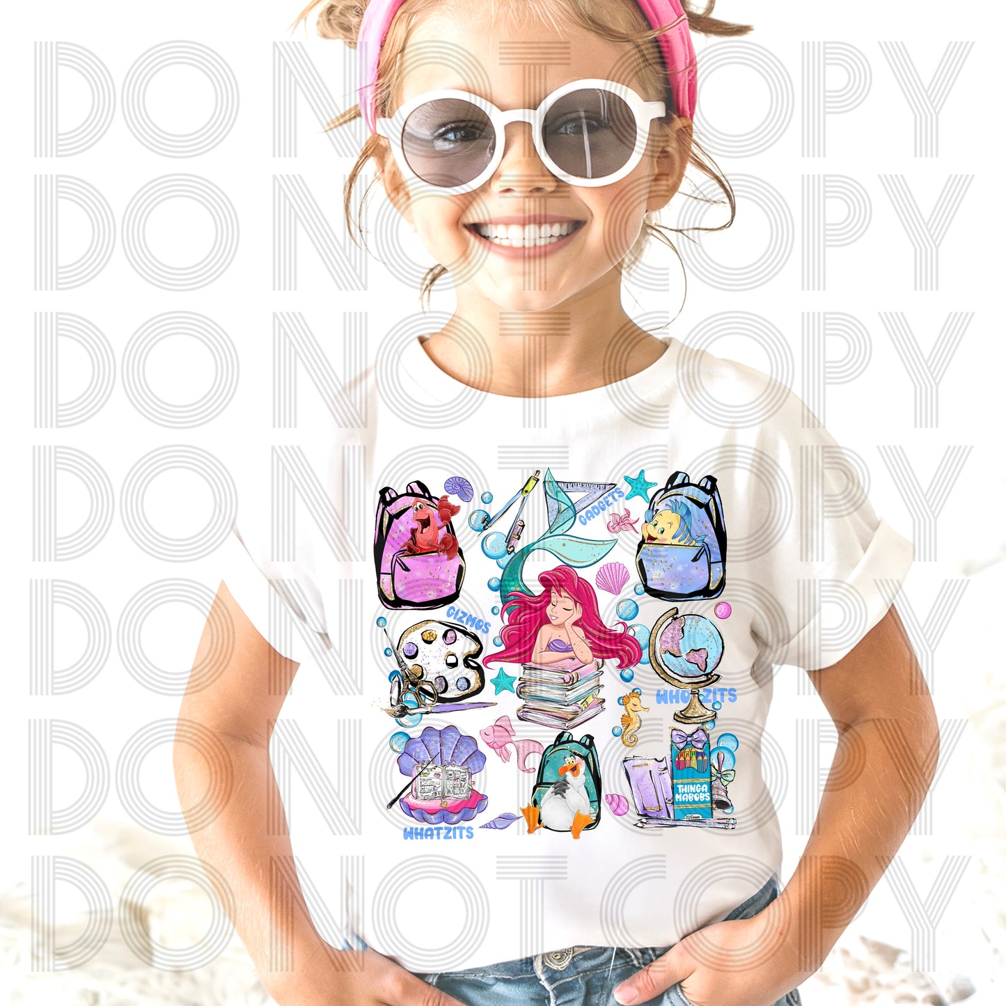 Mermaid Classroom Theme DTF Print
