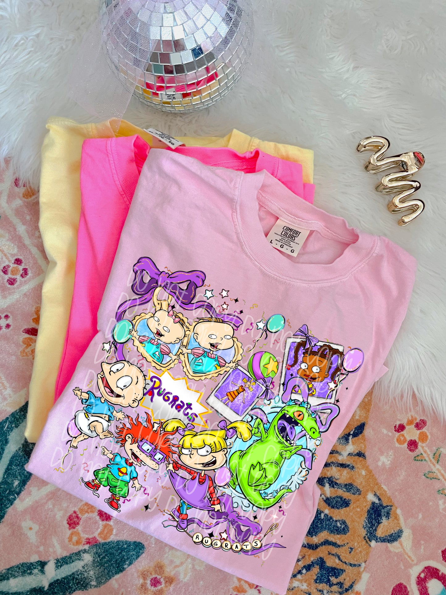 Reptar Friends Lockets DTF Prints
