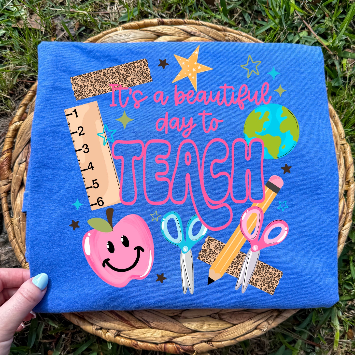 It’s A Beautiful Day To Teach DTF Print