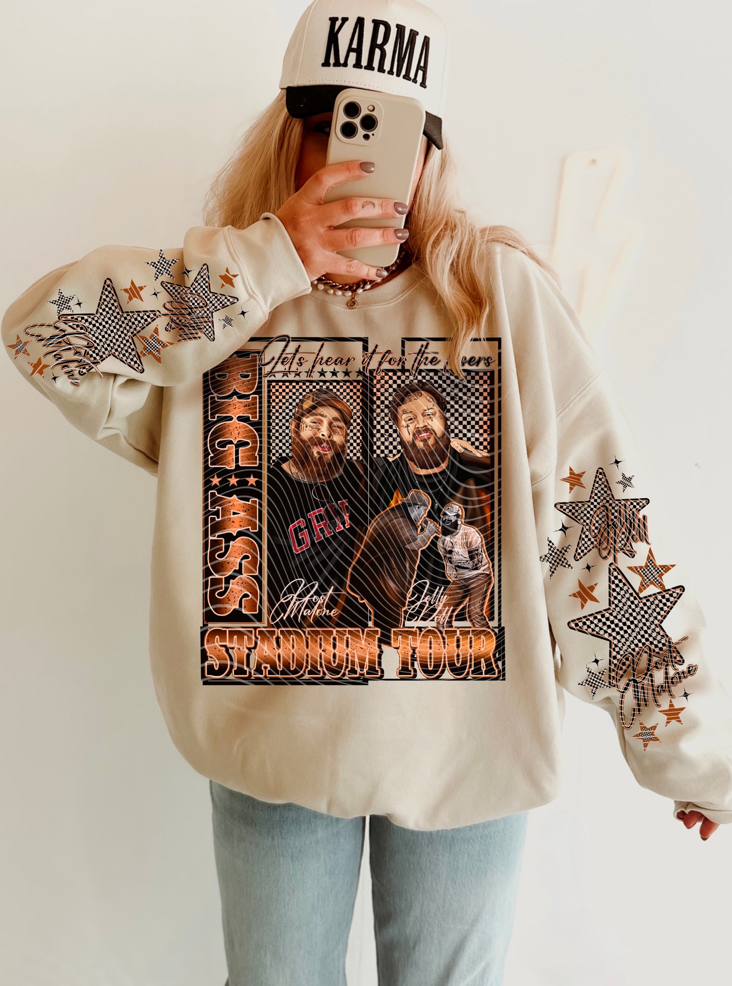 Big Ass Stadium Tour- Double Sleeve DTF Print