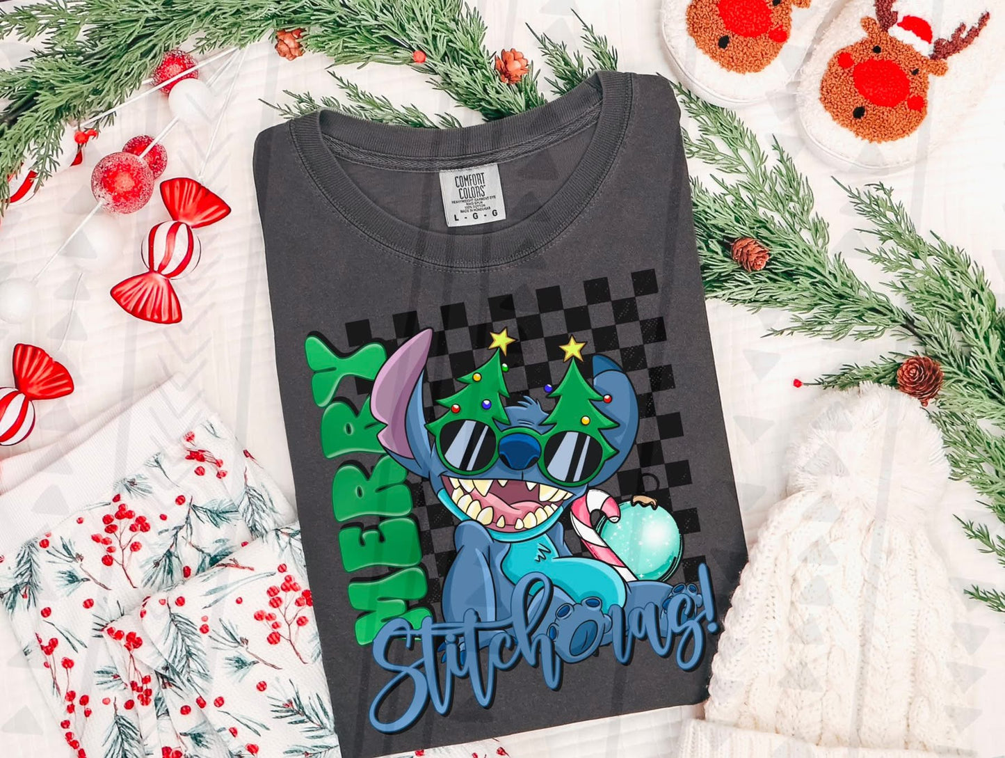 Merry Stitchmas DTF Prints