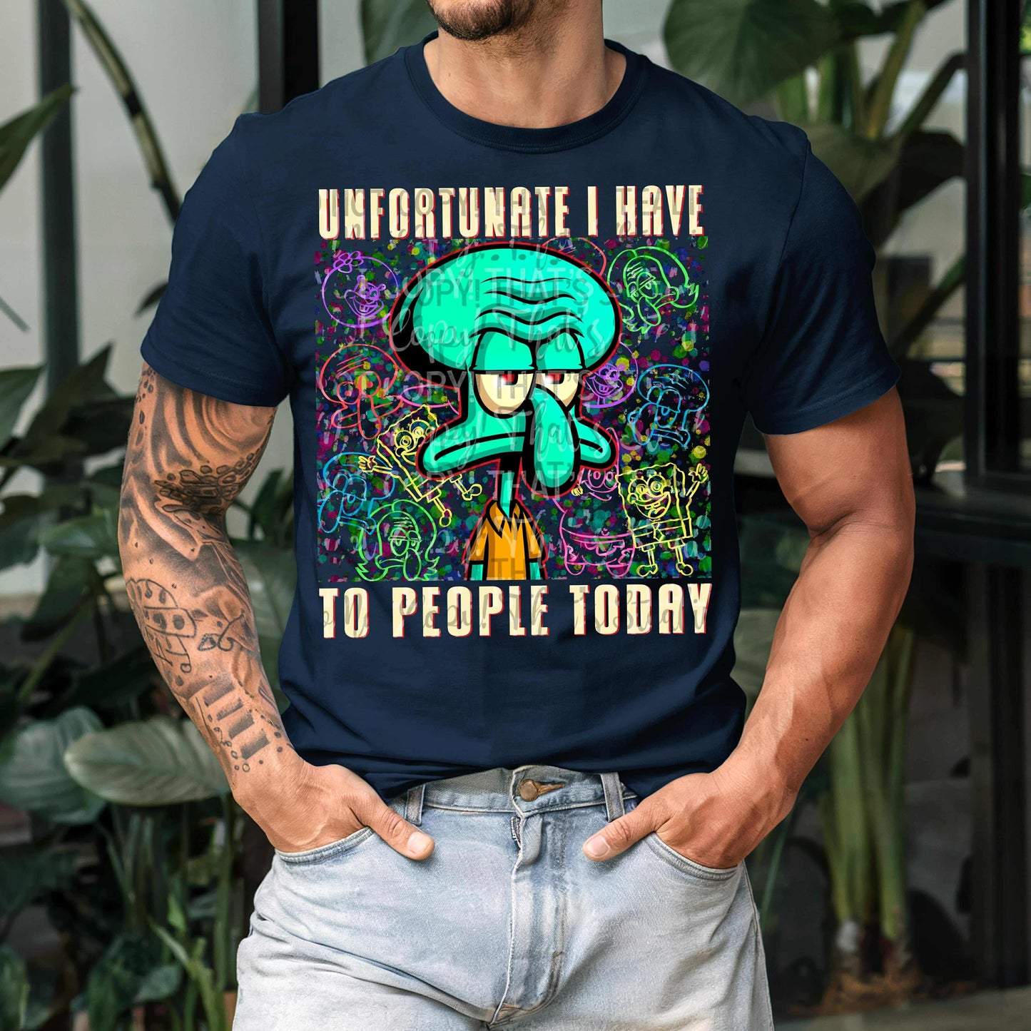 Unfortunate I Have To People Today DTF Print