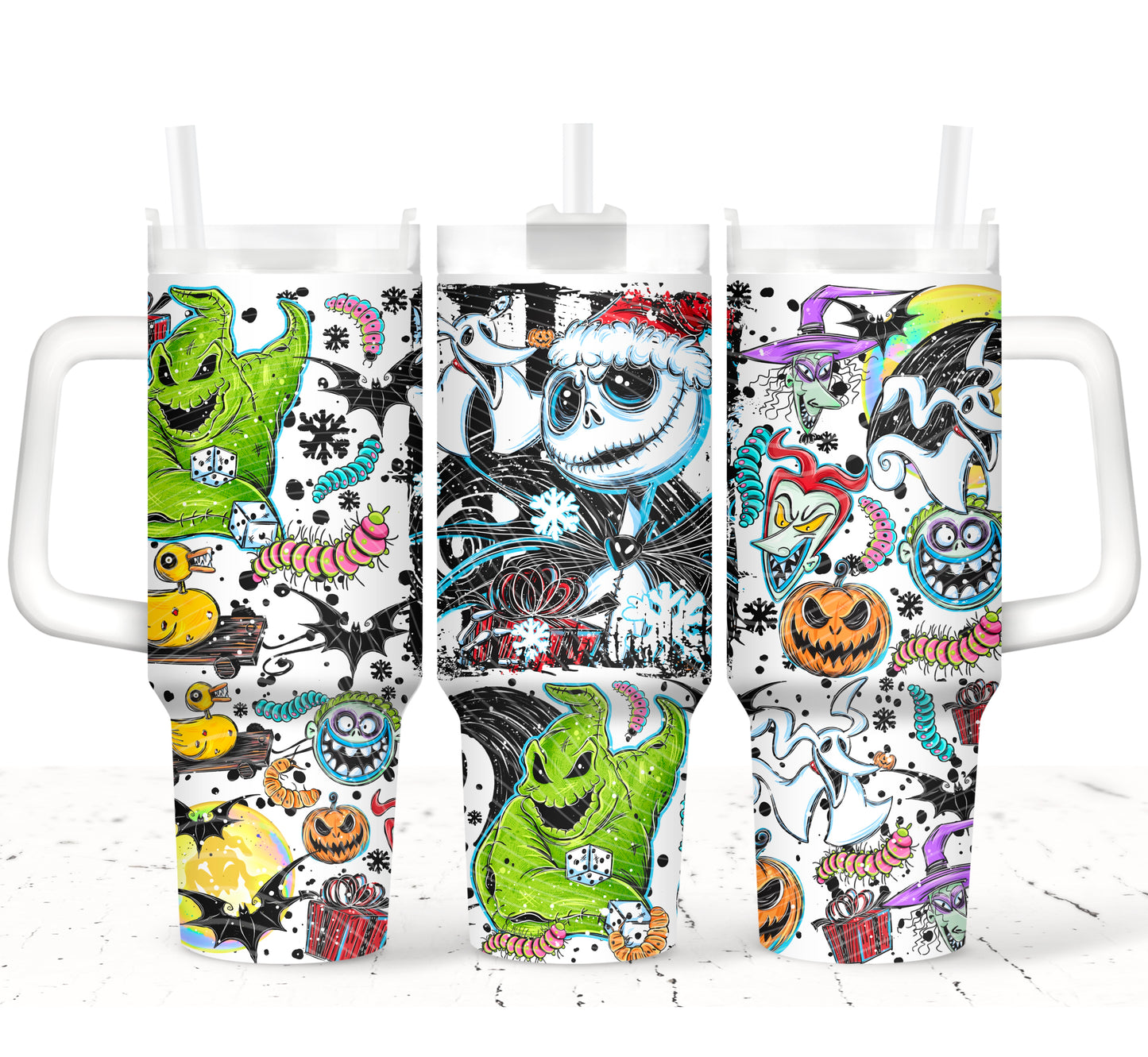 Christmas NBC 40 oz Tumbler Prints
