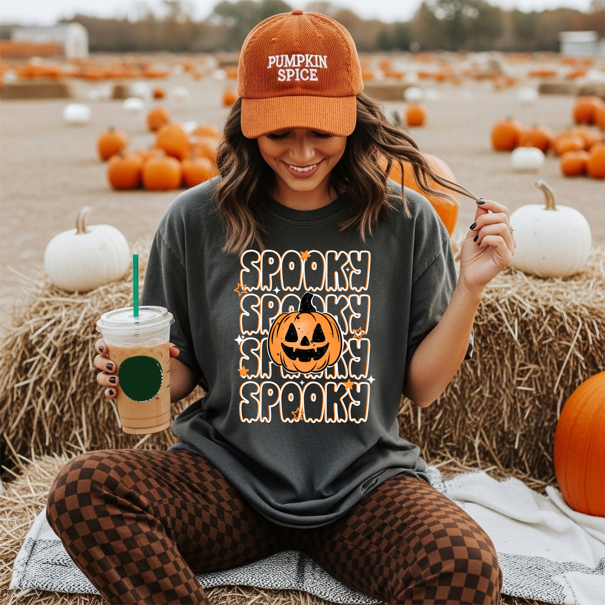 Spooky Pumpkin DTF Print
