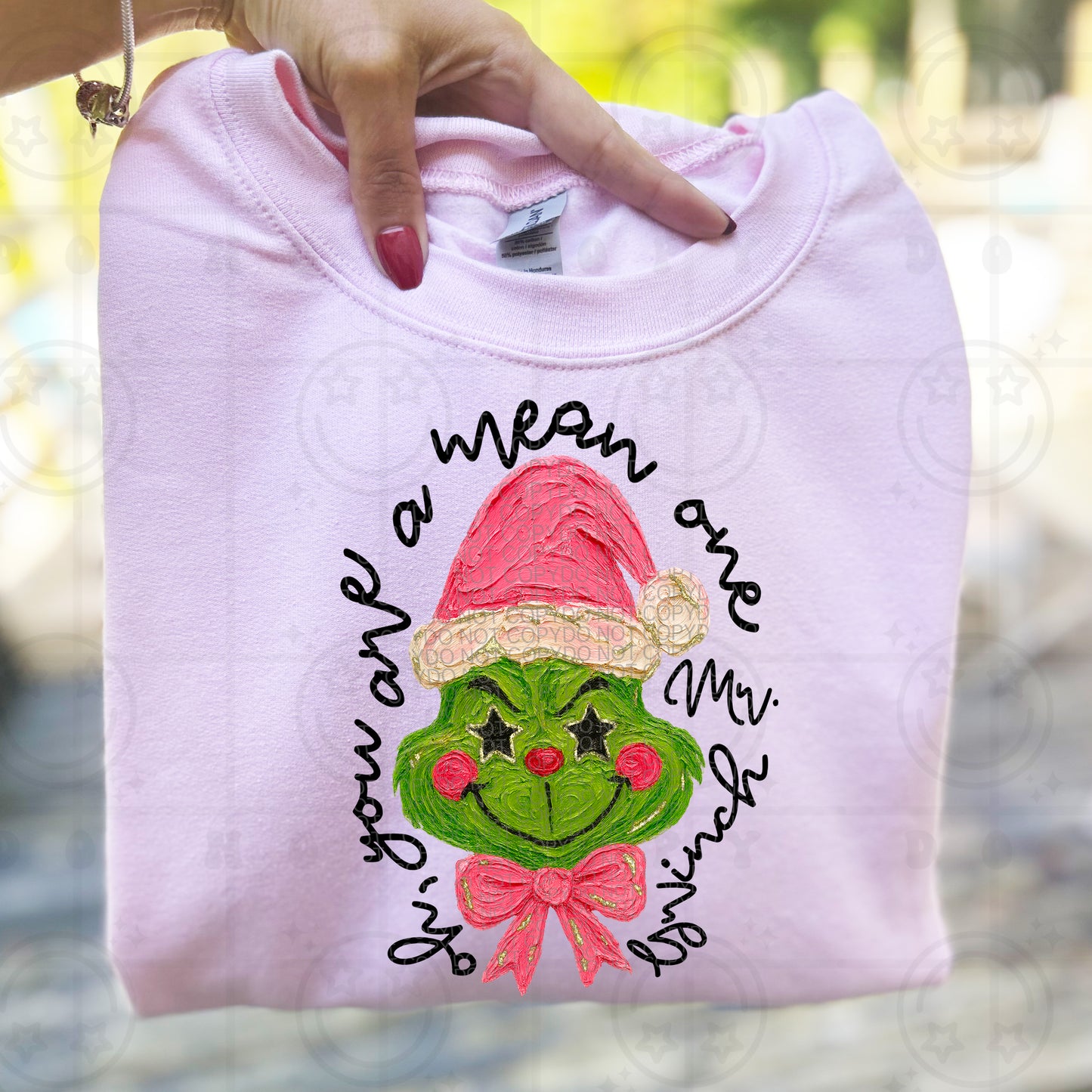 Mean One Mr Grinch (Realistic Paint) DTF Prints