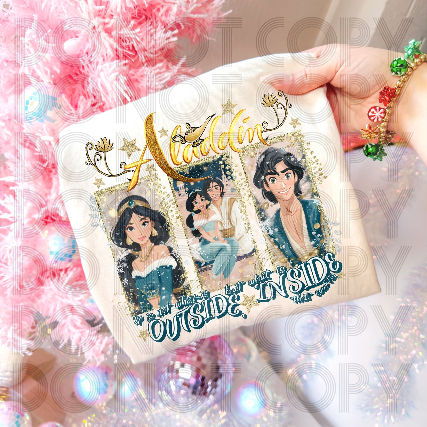 Aladin Christmas DTF Print