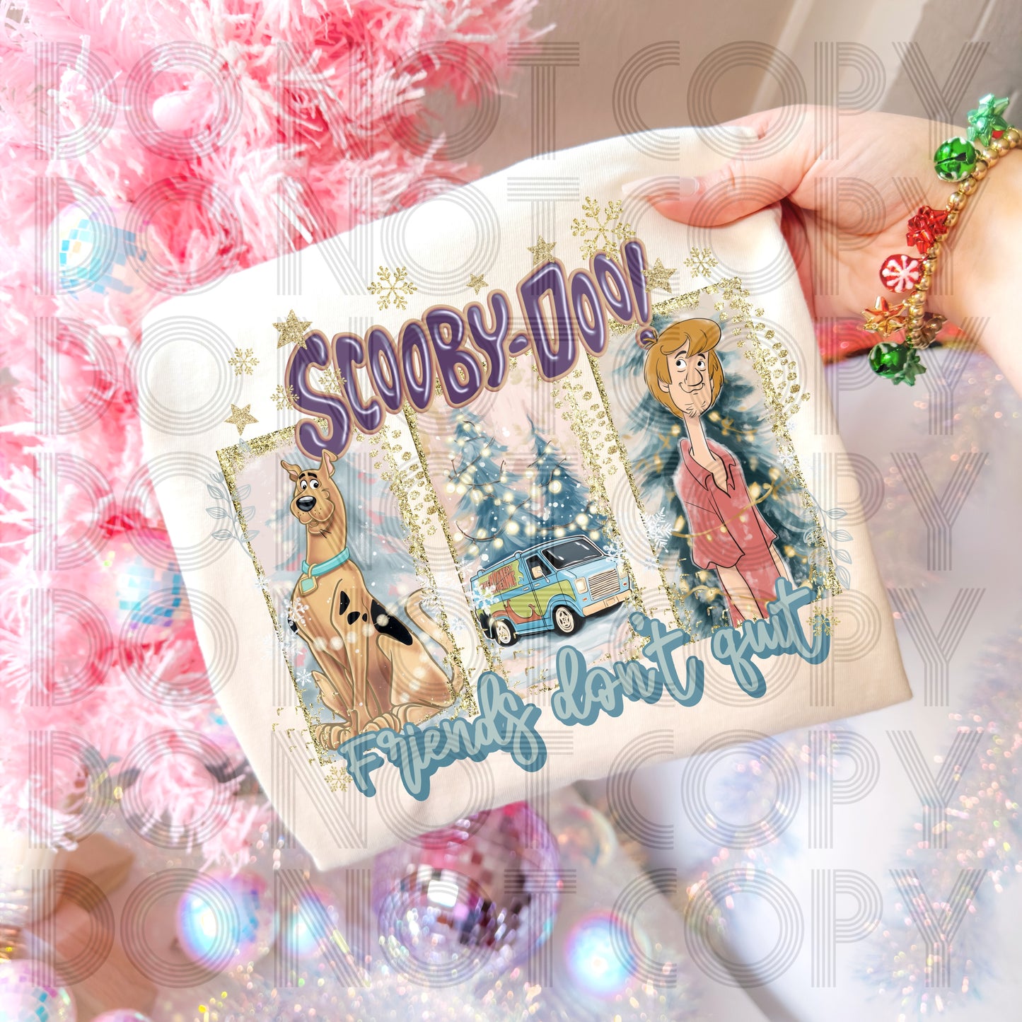 Scoob Christmas DTF Print