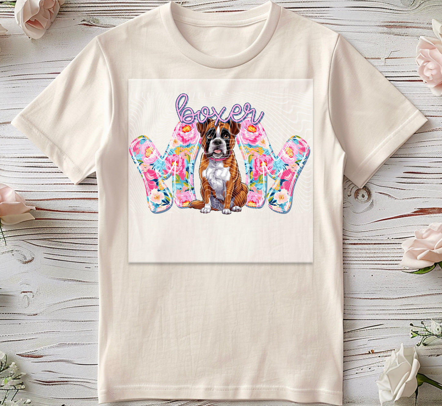 Boxer Mom DTF Print