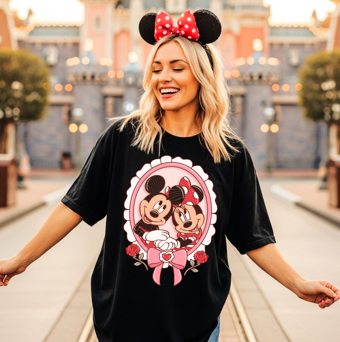 Valentine Mouse Couple DTF Prints