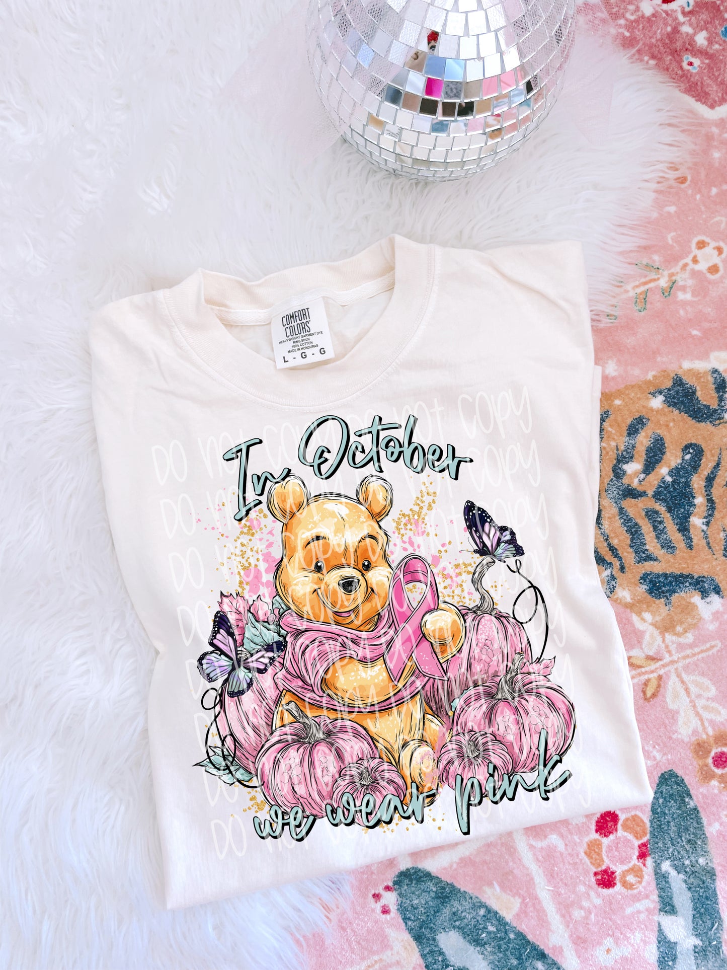 In October We Wear Pink DTF Prints