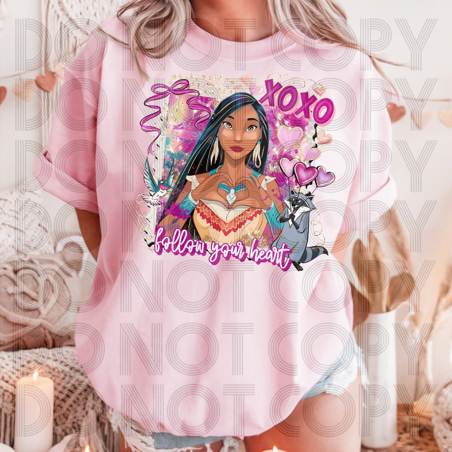 XOXO Follow Your Heart DTF Prints