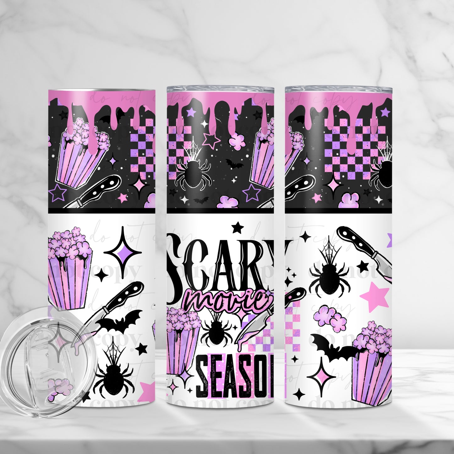 Scary Movie Season Tumbler Wrap