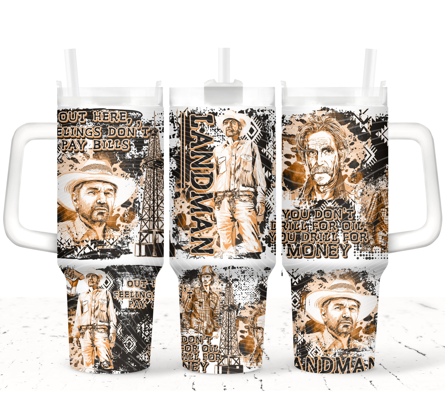 Landman 40 oz Tumbler Print